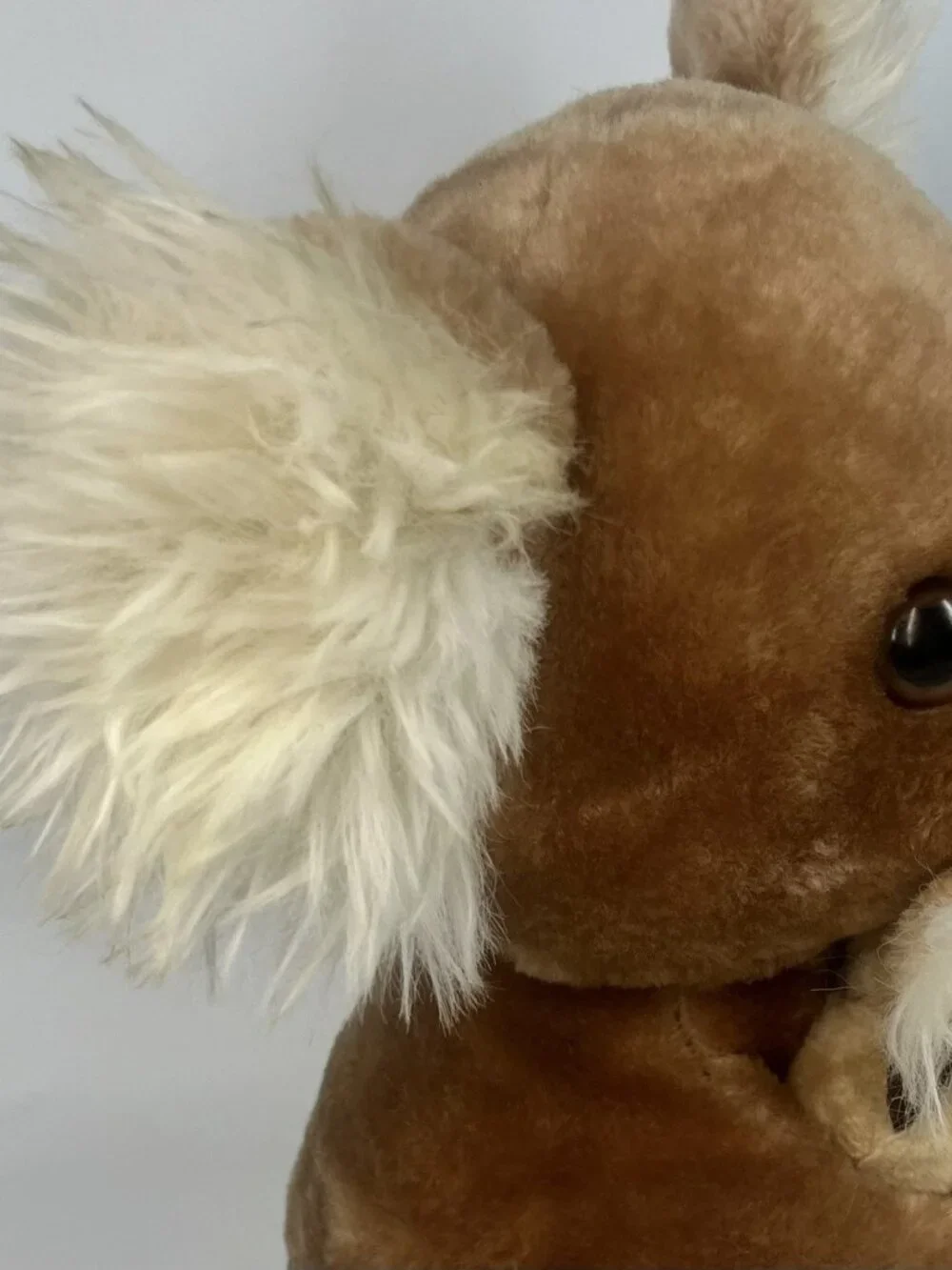 Vintage 1980s Koala Bear Mama & Baby Plush Animal California Stuffed Toys 11”